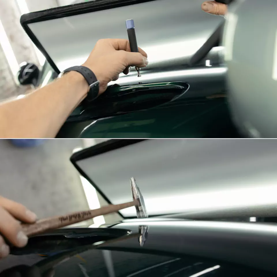 Оклеили Mini Cooper цветным полиуретаном, заменили хромированные детали, окрасили диски и суппорта, выполнили комплекс детейлинг-услуг и техническое обслуживание